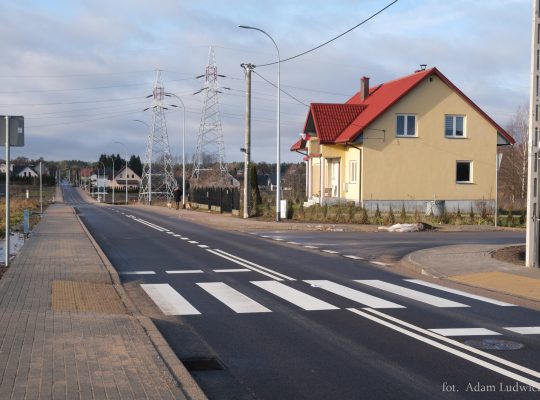 Zakończyła się budowa ulicy Brzoskwiniowej w Białymstoku