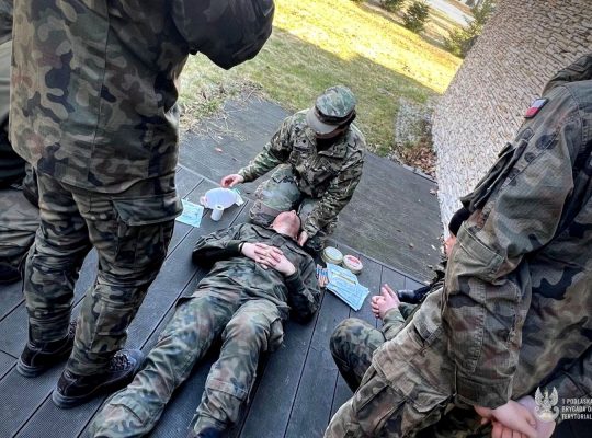 Terytorialsi z Białegostoku, Hajnówki i Łomży, pod okiem amerykańskich instruktorów, przeszli szkolenie z zakresu medycyny pola walki