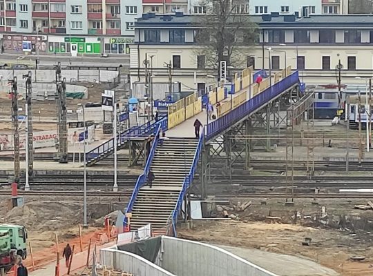 Rail Baltica. Nowy etap prac na stacji Białystok – FILM