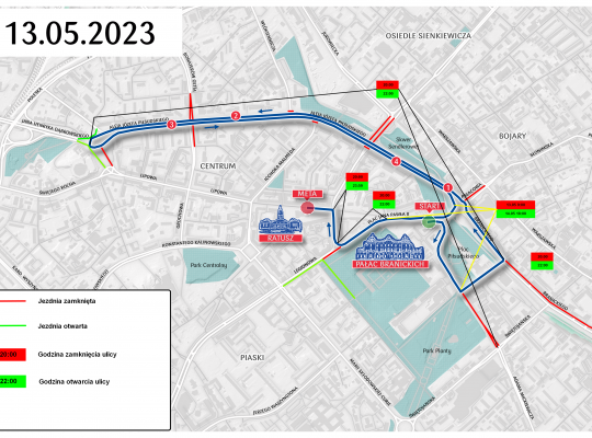 Białystok. Organizacja ruchu podczas 10. półmaratonu