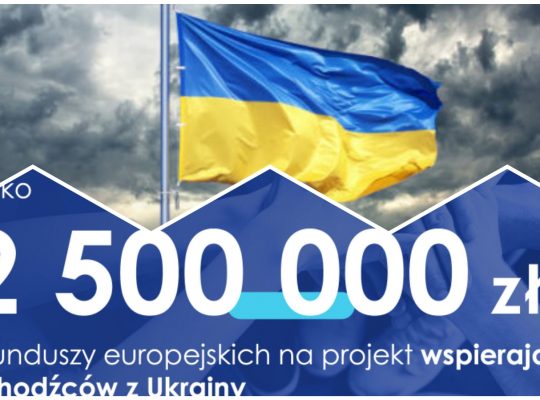 Podlaskie dla Ukrainy. Blisko 2,5 mln z funduszy europejskich na projekt wspierający uchodźców