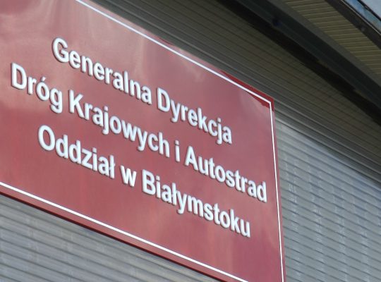 CBA podjęło kontrolę w białostockim oddziale Generalnej Dyrekcji Dróg Krajowych i Autostrad