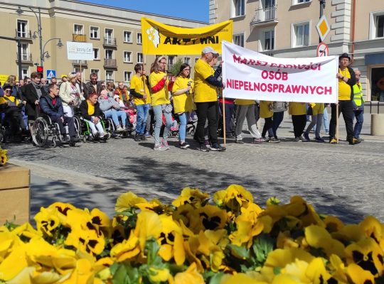 Przez Białystok przeszedł XXI Marsz Godności Osób Niepełnosprawnych