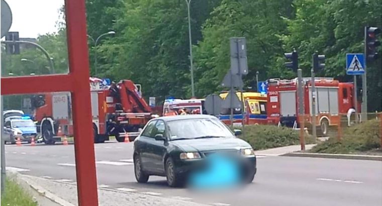 Białystok. Wypadek na skrzyżowaniu 11 Listopada i Zwierzynieckiej