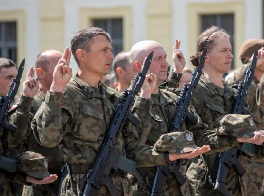 Przysięga wojskowa połączona ze Świętem 1 Podlaskiej Brygady Obrony Terytorialnej