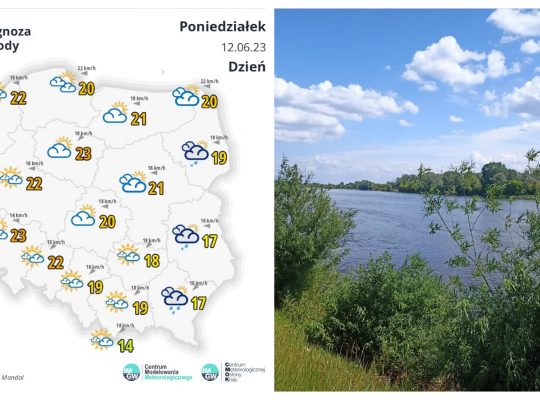 Synoptyk IMGW: początek tygodnia przyniesie ochłodzenie