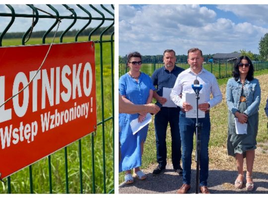 Białystok. Radni PiS złożyli interpelację ws. wciąż niedziałającego pasa startowego na lotnisku Krywlany