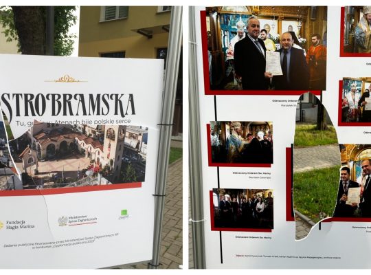 Białystok. Wystawa „Szlakiem Ostrobramskiej” została zdewastowana
