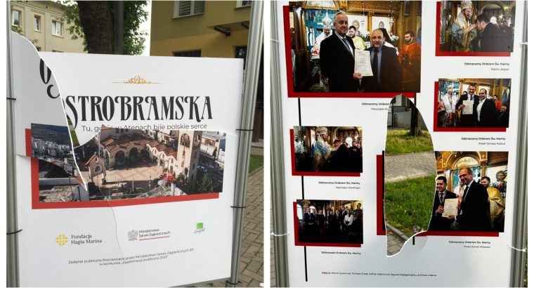 Białystok. Wystawa „Szlakiem Ostrobramskiej” została zdewastowana
