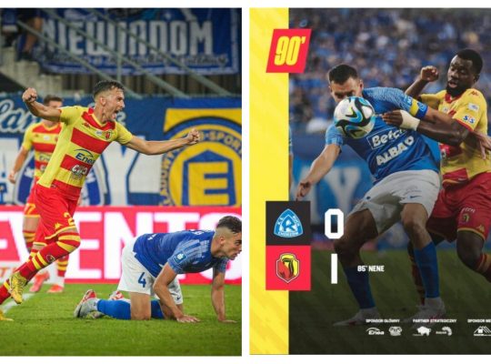Jagiellonia Białystok wygrała 1:0 w wyjazdowym spotkaniu z Ruchem Chorzów