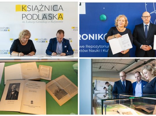 Zabytkowe kolekcje Książnicy Podlaskiej zostaną zdigitalizowane