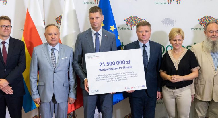 Podlaski samorząd otrzymał 21,5 mln zł na projekt związany ze szkolnictwem zawodowym