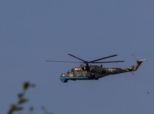 A jednak białoruskie helikoptery przeleciały nad Białowieżą