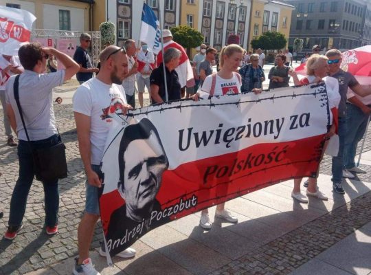 Ulicami Białegostoku przeszedł marsz solidarności z Białorusią