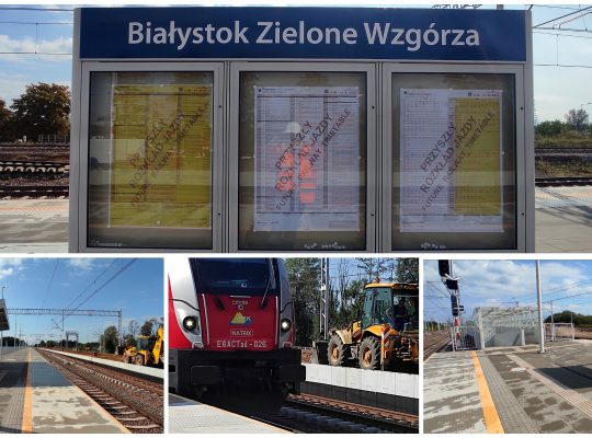 Nowy przystanek kolejowy Białystok Zielone Wzgórza 