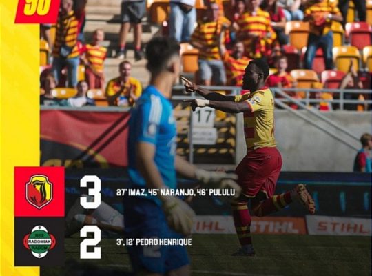 Jagiellonia Białystok wygrała z Radomiakiem Radom 3:2