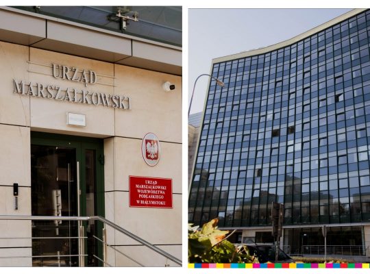 Główna siedziba Urzędu Marszałkowskiego Województwa Podlaskiego zmieniła lokalizację