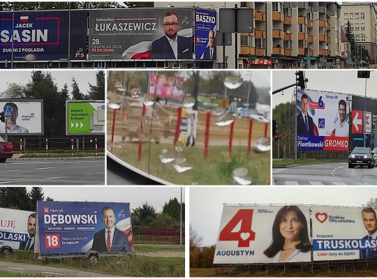 Na usunięcie banerów wyborczych został niecały miesiąc