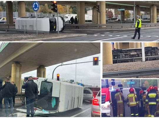 Białystok. Siedmioro dzieci po wypadku trafiło do szpitala