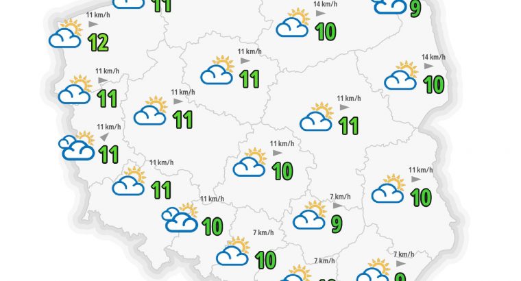 Synoptyk IMGW: chłodny wtorek z opadami deszczu na północy kraju