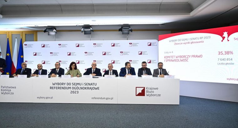 Państwowa Komisja Wyborcza podała oficjalne wyniki wyborów parlamentarnych