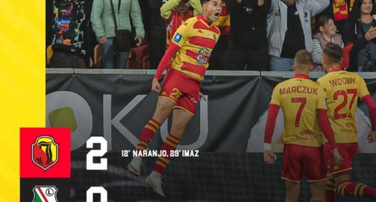 Jagiellonia Białystok wygrała z Legią Warszawa 2:0
