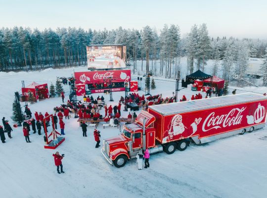 Świąteczna ciężarówka Coca-Coli w Białymstoku. Zagłosuj!