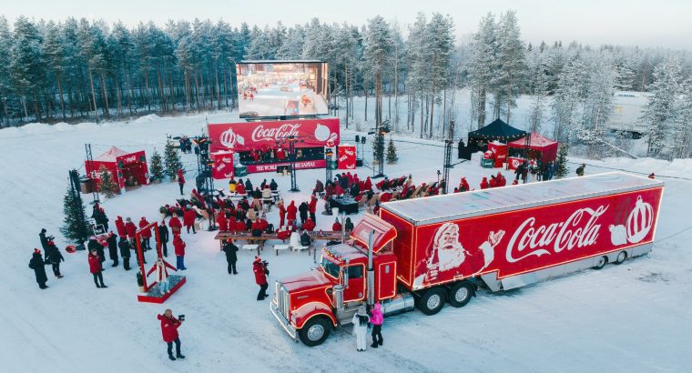 Świąteczna ciężarówka Coca-Coli w Białymstoku. Zagłosuj!