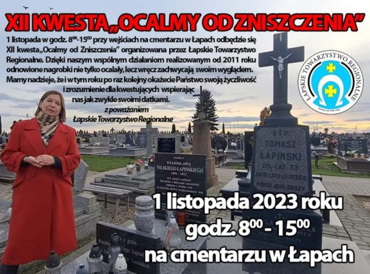 Na podlaskich nekropoliach trwają kwesty na ratowanie zabytkowych grobów
