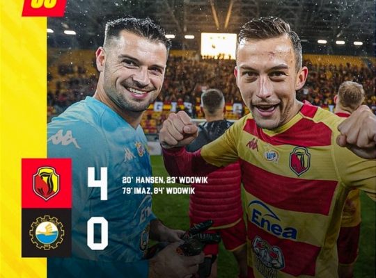 Jagiellonia Białystok wygrała 4:0 mecz ze Stalą Mielec