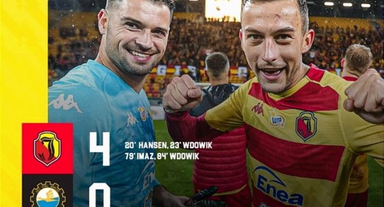 Jagiellonia Białystok wygrała 4:0 mecz ze Stalą Mielec