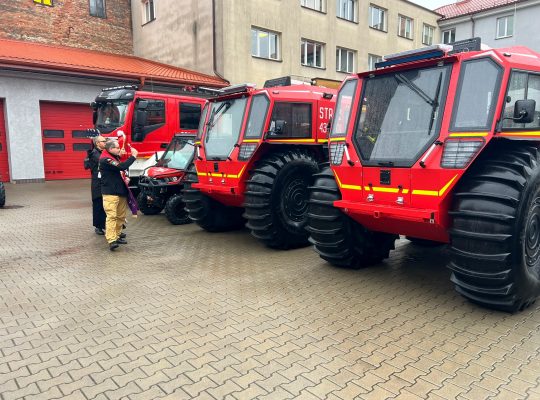 Do podlaskich strażaków trafiły nowoczesne transportery 