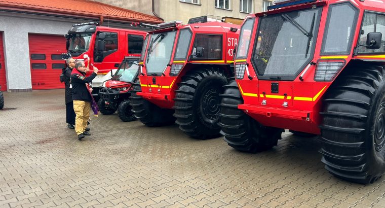 Do podlaskich strażaków trafiły nowoczesne transportery 