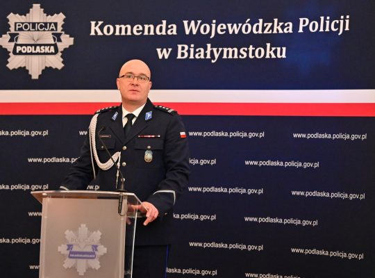 Inspektor Kamil Borkowski nowym Komendantem Wojewódzkim Policji w Białymstoku