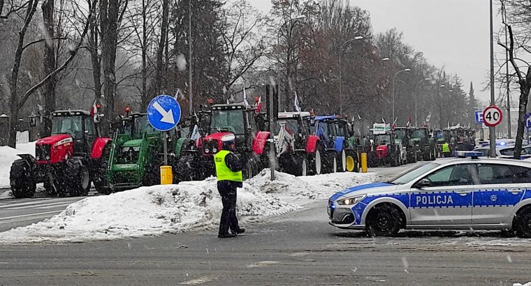 Protest podlaskich rolników – FILM