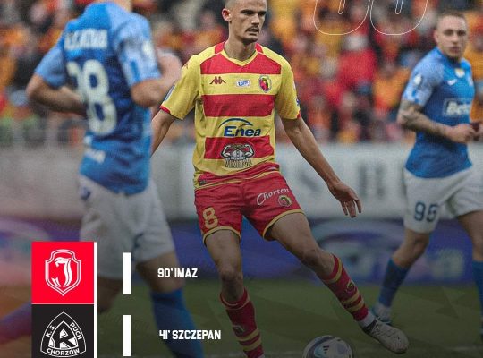 Jagiellonia Białystok zremisowała z Ruchem Chorzów