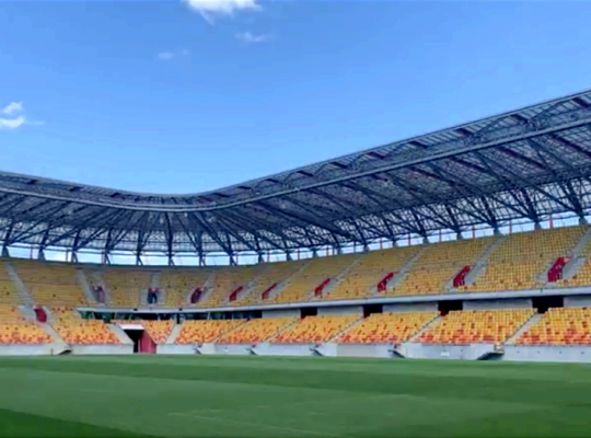 Ekstraklasa piłkarska. Spółka Stadion Miejski w Białymstoku tłumaczy się z jakości murawy