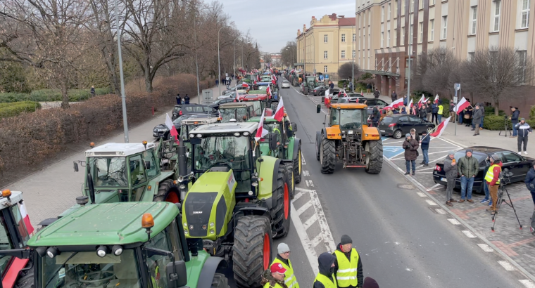 Białystok. Strajk Generalny Rolników – FILM