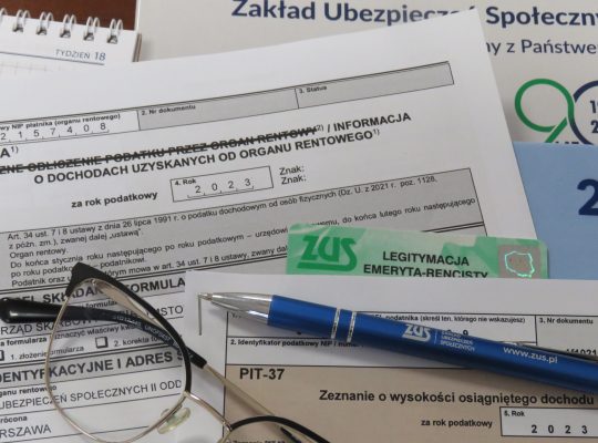 Wszystkie deklaracje podatkowe PIT za 2023 rok zostały już przez ZUS wysłane