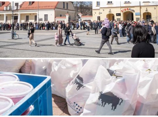 Białystok. Do osób potrzebujących trafiły wielkanocne paczki z żywnością