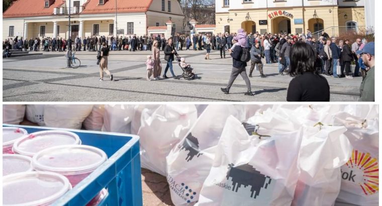 Białystok. Do osób potrzebujących trafiły wielkanocne paczki z żywnością