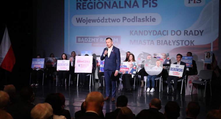Białystok: radny Henryk Dębowski kandydatem PiS na prezydenta miasta