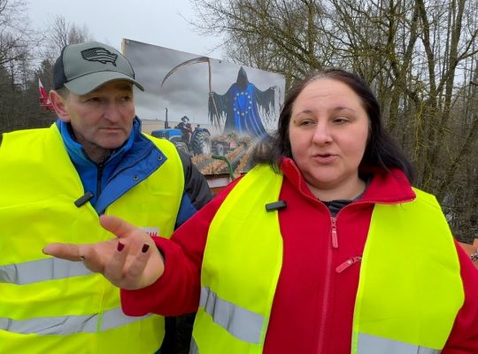 Wielki protest rolników w Jeżewie i Wiźnie