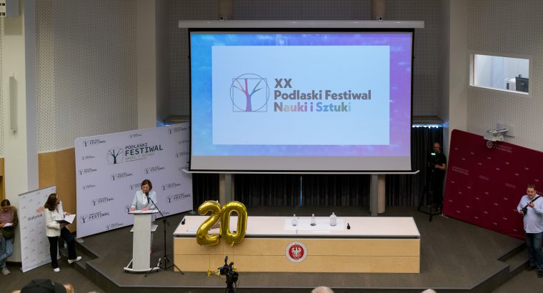 Białystok. Rozpoczął się jubileuszowy XX Podlaski Festiwal Nauki i Sztuki