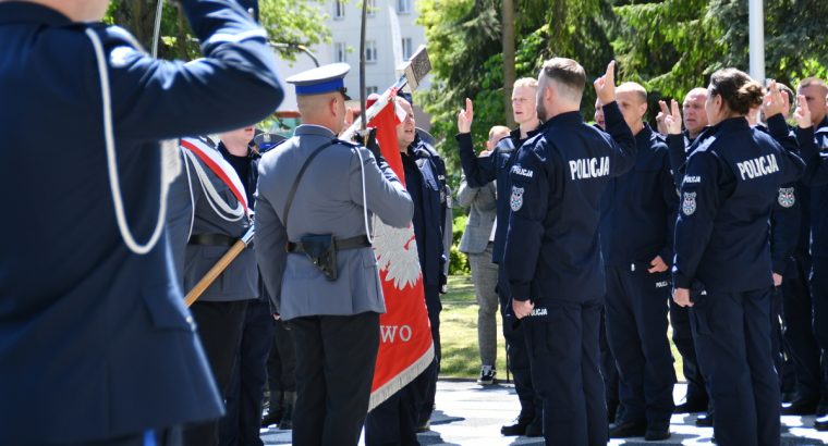29 nowych funkcjonariuszy w szeregach Podlaskiej Policji