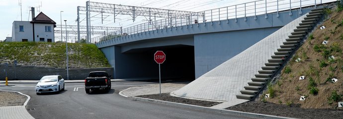 Ełk. Nowy wiadukt i tunel drogowy przy trasie Rail Baltica oddany do użytku