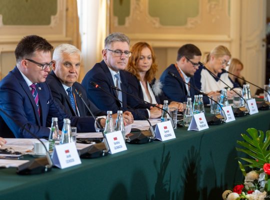 Białystok. Szczyt przewodniczących parlamentów Polski, Litwy, Łotwy, Estonii i Ukrainy