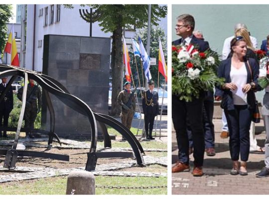 Białystok. Uroczystości w 83. rocznicę spalenia przez Niemców Wielkiej Synagogi