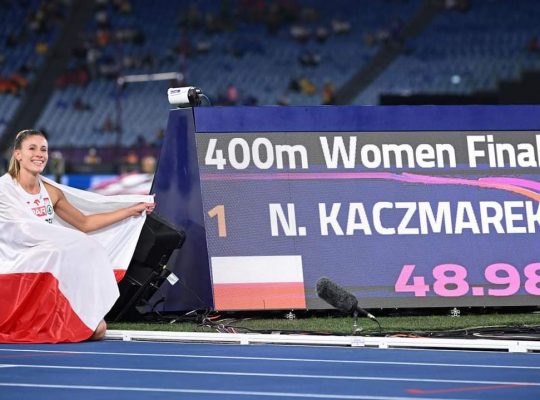 Natalia Kaczmarek z KS Podlasie Mistrzynią Europy w biegu na 400 metrów!