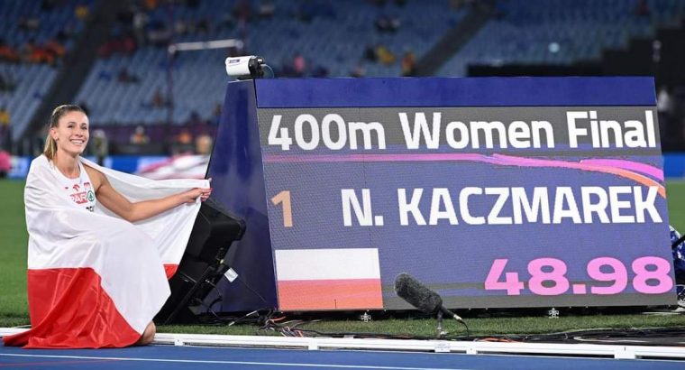 Natalia Kaczmarek z KS Podlasie Mistrzynią Europy w biegu na 400 metrów!